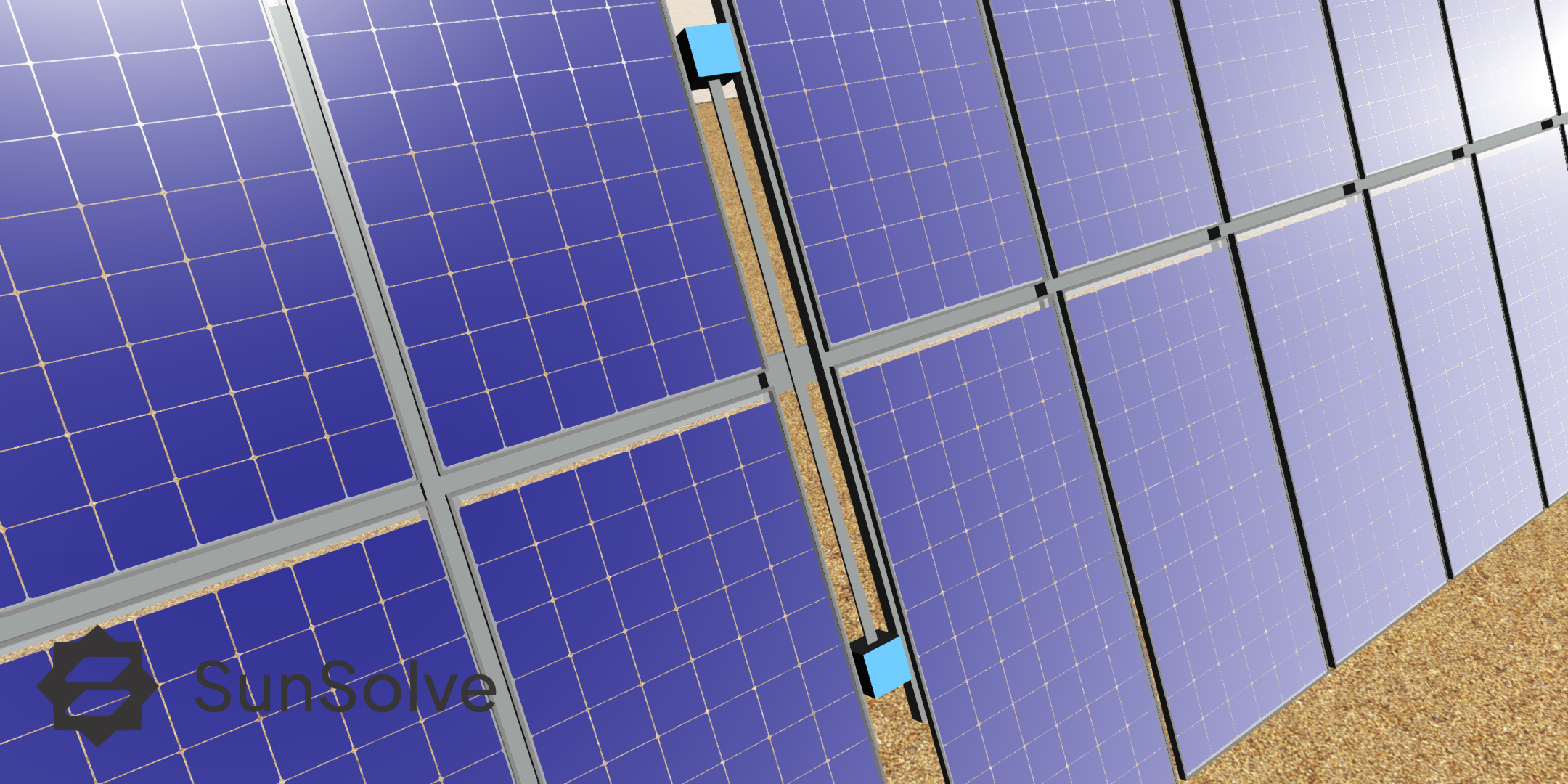 SunSolve 中建模的组件平面传感器示例